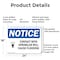 Signmission Contact With Sprinkler Will, 24 in W x Rectangle, Aluminum OS-2PACK-NS-A-1824-L-10802 - alternate 4